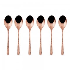 Sambonet Sambonet Venezia - Edelstahl / PVD Kupfer Mokkaloffel Set 6-tlg. Sambonet Venezia - Набор ложек для мокко из нержавеющей стали / меди с PVD-покрытием, 6 предм.