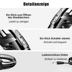 DOPWii DOPWii Akku-Handstaubsauger 3200 kPa Handstaubsauger, kabelloser Autostaubsauger, 120,00 W, HEPA-Filter, Mit wiederaufladbarem 2200-mAh-Akku und HEPA-Filter  DOPWii Беспроводной ручной пылесос Ручной пылесос 3200 кПа Беспроводной автомобильный пыле