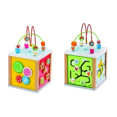 Lelin Holzspielzeug Activity Cube Activity Cube Деревянная игрушка Кубик активности Кубик активности