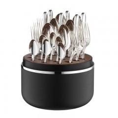 Robbe &amp; Berking Robbe &amp; Berking Belvedere - 925 Sterling Silber The Box inklusive 24-tlg. Menubesteck-Set Frozen Black Robbe &amp;amp; Berking Belvedere - Серебро 925 пробы Коробка, включающая 24 шт. Набор столовых приборов Frozen Black