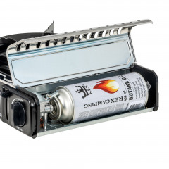 Mianova Mianova Gaskocher 1 flammig Campingkocher Kocher fur Gaskartuschen, Outdoor Grill Camping Herd Notfallkocher Gaskocher fur Gas Kartuschen  Газовая плита Мианова 1 пламя походная плита для газовых баллончиков, уличный гриль походная плита аварийная