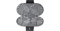 Cloer Cloer Doppel-Waffeleisen 1329 silber/schwarz, 1.200 Watt  silber/schwarz Двойная вафельница Cloer 1329 серебристый/черный, 1200 Вт
