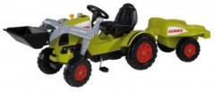 BIG Claas Celtis Loader + Trailer Trettraktor mit Anhanger Педальный трактор Claas Celtis Loader + Trailer с прицепом