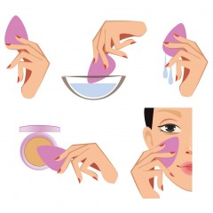 Nanshy Make-up Blender Dusty Rose  Блендер для макияжа Дасти Роуз