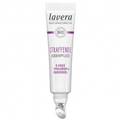 lavera Augencreme straffend 3fach Hyaluron &amp; Bakuchiol  Укрепляющий крем для кожи вокруг глаз с тройной гиалуроном и бакучиолом