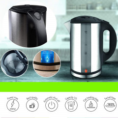TronicXL TronicXL Wasserkocher Edelstahl wasserkocher gross Familie 1,7l 1,7 Liter Tee Wasser Kocher  Чайник TronicXL, чайник из нержавеющей стали, большая семья чайник для чая, 1,7 литра