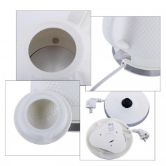 Kamille Kamille Wasserkocher Elektrischeswasserkocher 1,5L Keramik Wasserkocher, 1,5 l, 1200 W Чайник с ромашками Электрический чайник 1,5 л Керамический чайник, 1,5 л, 1200 Вт