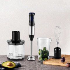 CALIYO CALIYO Stabmixer Stabmixer Set,4 in 1 Stabmixer, 1000 Watt mit 5 Geschwindigkeiten Einstellbar Purierstab Edelstahl  Ручной блендер CALIYO, набор ручных блендеров, ручной блендер 4 в 1, мощность 1000 Вт, 5 скоростей, регулируемый очищающий стержень