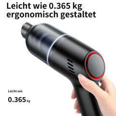Hikeren Hikeren Akku-Handstaubsauger 9000Pa Drahtloser Auto-Staubsauger,Mit Bodenburste, Flachdusenburste, Beutellos  Беспроводной ручной пылесос Hikeren 9000Pa, беспроводной автомобильный пылесос, с щеткой для пола, щеткой с плоской насадкой, без мешка