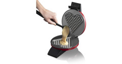 Cloer Cloer Herz-Waffeleisen 1633V Valentinstag Edition rot, 930 Watt, fur 1 grosses Waffelherz  rot Вафельница Cloer Heart 1633V Valentine&amp;#39;s Day Edition красная, 930 Вт, для 1 большого вафельного сердца