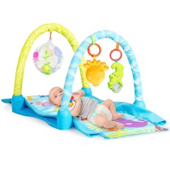COSTWAY® Spieldecke Krabbeldecke mit 2 Spielbogen Игровой коврик Коврик для ползания с 2 игровыми дугами