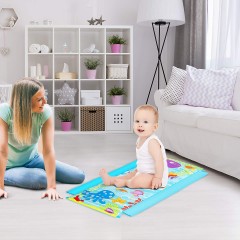 COSTWAY® Spieldecke Krabbeldecke mit 2 Spielbogen Игровой коврик Коврик для ползания с 2 игровыми дугами