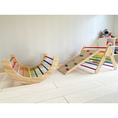 Woodwork for Kids 4 in1 Massivholz Kletterbogen Арка для скалолазания 4 в 1 из цельного дерева