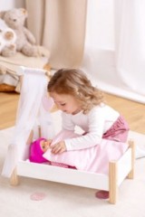 myToys ORIGINALS Holz Puppenbett деревянная кукольная кровать