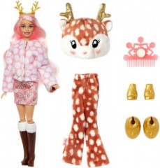Mattel Barbie Cutie Reveal Winter Sparkle Series Барби-милашка представляет серию «Зимние блестки»
