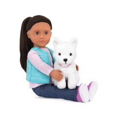 Our Generation Puppe Cassie 46cm mit Welpe Кукла Кэсси 46см с щенком
