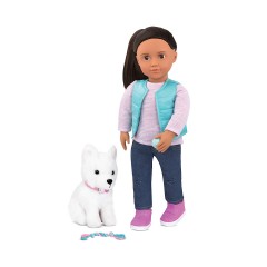 Our Generation Puppe Cassie 46cm mit Welpe Кукла Кэсси 46см с щенком