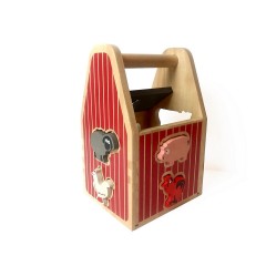 LK Trend  Style Steckspielzeug Bauernhoftiere in der Scheune Прикрепите игрушечных сельскохозяйственных животных в сарае