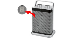 Clatronic Clatronic HL 3631 Keramik-Heizlufter silber/schwarz  silber/schwarz Clatronic HL 3631 керамический тепловентилятор серебристый/черный