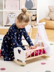 myToys ORIGINALS Holz Puppenwiege деревянная кукольная колыбель