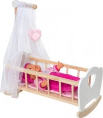 myToys ORIGINALS Holz Puppenwiege деревянная кукольная колыбель