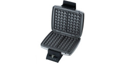 Cloer Cloer Brusseler Waffeleisen 1445 silber/schwarz, 930 Watt  silber/schwarz Вафельница Cloer Brusseler 1445 серебристый/черный, 930 Вт