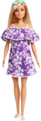 Mattel Barbie Loves Puppe im lila Blumenkleid Кукла Barbie Loves в фиолетовом цветочном платье