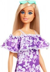 Mattel Barbie Loves Puppe im lila Blumenkleid Кукла Barbie Loves в фиолетовом цветочном платье