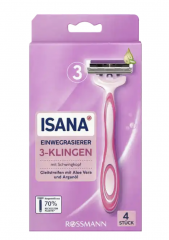 ISANA Damen Einwegrasierer Одноразовые бритвы  4 шт.