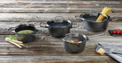 Homeware Homeware Topfset 4-tlg.  schwarz Набор горшков для дома из 4 предметов.