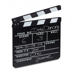 relaxdays Filmklappe schwarz Хлопушка черная