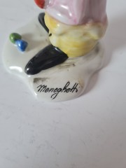 Capodimonte Фарфоровая статуэтка Каподимонте "Клоун", 10см, Италия, 1950-60гг.