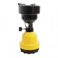 Mianova Mianova Gaskocher 1 flammig Gaskocher Campingkocher Gas Kocher Gelb, Outdoor BBQ Barbecue Grill Camping Herd Tischgrill Notfall Campingherd Notfallkocher  Газовая плита Mianova 1 пламя газовая плита походная плита газовая плита желтая, уличная бар