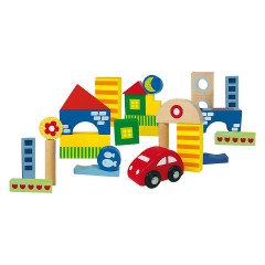 Goula GOULA Holzbausteine-Set 26 Spielsteine Набор деревянных строительных блоков GOULA