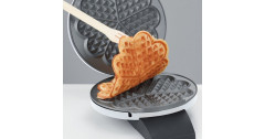 Cloer Cloer Waffeleisen 1621 weiss/schwarz, 930 Watt  weiss/schwarz Вафельница Cloer 1621 белая/черная, 930 Вт
