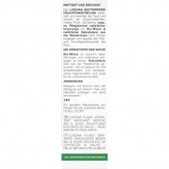 Logona Mattierendes Feuchtigkeitsfluid Bio-Minze & Salicylsaure aus der Weidenrinde Матирующий увлажняющий флюид с органической мятой и салициловой кислотой из коры ивы