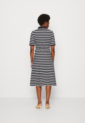 Tommy Hilfiger STRIPE Day dress desert sky/white ПОЛОСКА Повседневное платье небо пустыни/белый