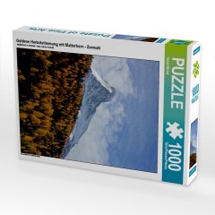 CALVENDO Puzzle CALVENDO Puzzle Goldene Herbststimmung mit Matterhorn Пазл CALVENDO Пазл Золотое осеннее настроение с Маттерхорном