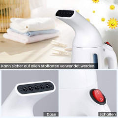 MAGICSHE MAGICSHE Dampfburste 700W, Mit 230ml Wassertank, Schnelle Faltenentfernung,Dampfglatter  Паровая щетка MAGICSHE 700 Вт, с резервуаром для воды 230 мл, быстрое удаление морщин, разглаживание паром.