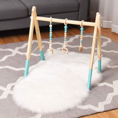 COSTWAY® Spielbogen mit 3 abnehmbaren Kinderspielzeugen Игровая арка с 3 съемными детскими игрушками