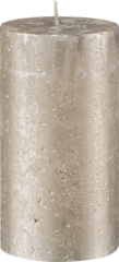 Profissimo Свеча декоративная metallic platin 130/68, 1 шт