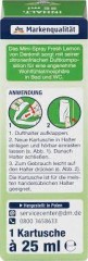 Denkmit Lufterfrischer Mini-Spray Nachfullpack Денкмит Освежитель воздуха мини-спрей Fresh Lemon, 25 мл