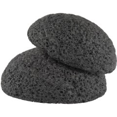 Erborian (Эрбориан) Cleansing Sanfter Peeling-Schwamm Konjak-Schwamm mit Bambuskohle, 1 шт.