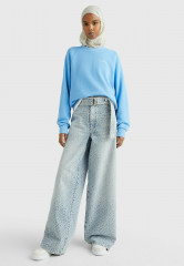 Tommy Hilfiger 1985 MINI CORP LOGO Sweatshirt hydrangea blue ЛОГОТИП MINI CORP 1985 – Свитер гортензия синяя