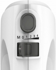 BOSCH BOSCH Handmixer CleverMixx MFQ24200, 400 W, inkl. Edelstahl-Tubobesen, Edelstahl-Knethaken, leicht und ergonomisch  Ручной миксер BOSCH CleverMixx MFQ24200, 400 Вт, включая венчик из нержавеющей стали, крюк для теста из нержавеющей стали, легкий и э