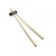 Bitz Bitz Besteck Edelstahl PVD Messing Essstabchen Set 2-tlg. 23 cm Набор латунных палочек для столовых приборов Bitz из нержавеющей стали с PVD-покрытием, 2 шт. 23 см