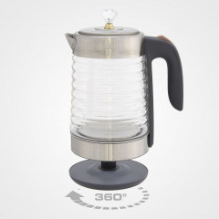 PRANITE PRANITE Wasserkocher 2L Wasserkocher 2200W Hochleistungs-Wasserkocher, Glas Wasserkocher, 2 l, 2200,00 W, mit automatischer Abschaltung und Trockengehschutz Elektrischer  Чайник PRANITE Чайник на 2 л, 2200 Вт Высокопроизводительный чайник, стеклян