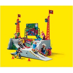 PLAYMOBIL Spielzeug\/Baukasten  Konstruktionsspielzeug\/Steckbausteine PLAYMOBIL City Action 70168 Skaterpark fur Kinder ab 4 Jahren blau Игрушки/конструкторы/вставные блоки PLAYMOBIL City Action 70168 Скейтер-парк для детей от 4 лет синий