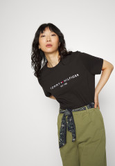 Tommy Hilfiger SCARF PLEATED TAPERED Trousers olive ШАРФ СО СКЛАДКАМИ Брюки оливковое