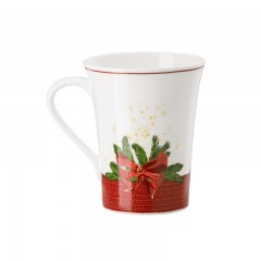 Hutschenreuther Hutschenreuther Weihnachtszeit Becher mit Henkel 'Auto' 0,40 L Hutschenreuther Рождественская кружка с ручкой &quot;Car&quot; 0,40 л